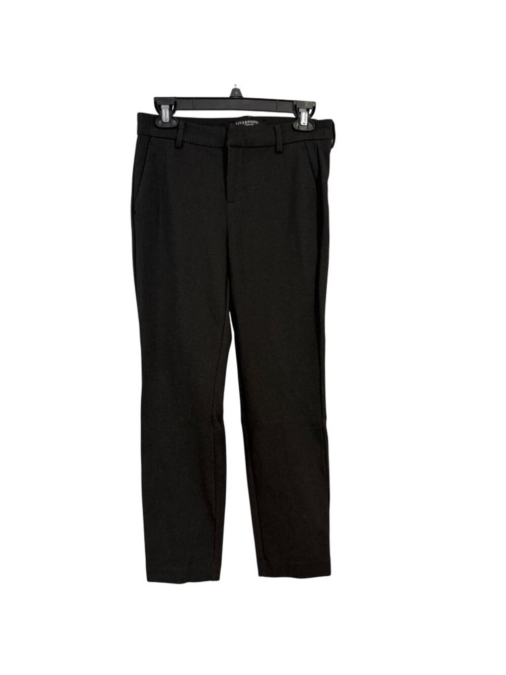 Liverpool Kelsey‎ Trouser Pant Black Gray Size 6 / 28